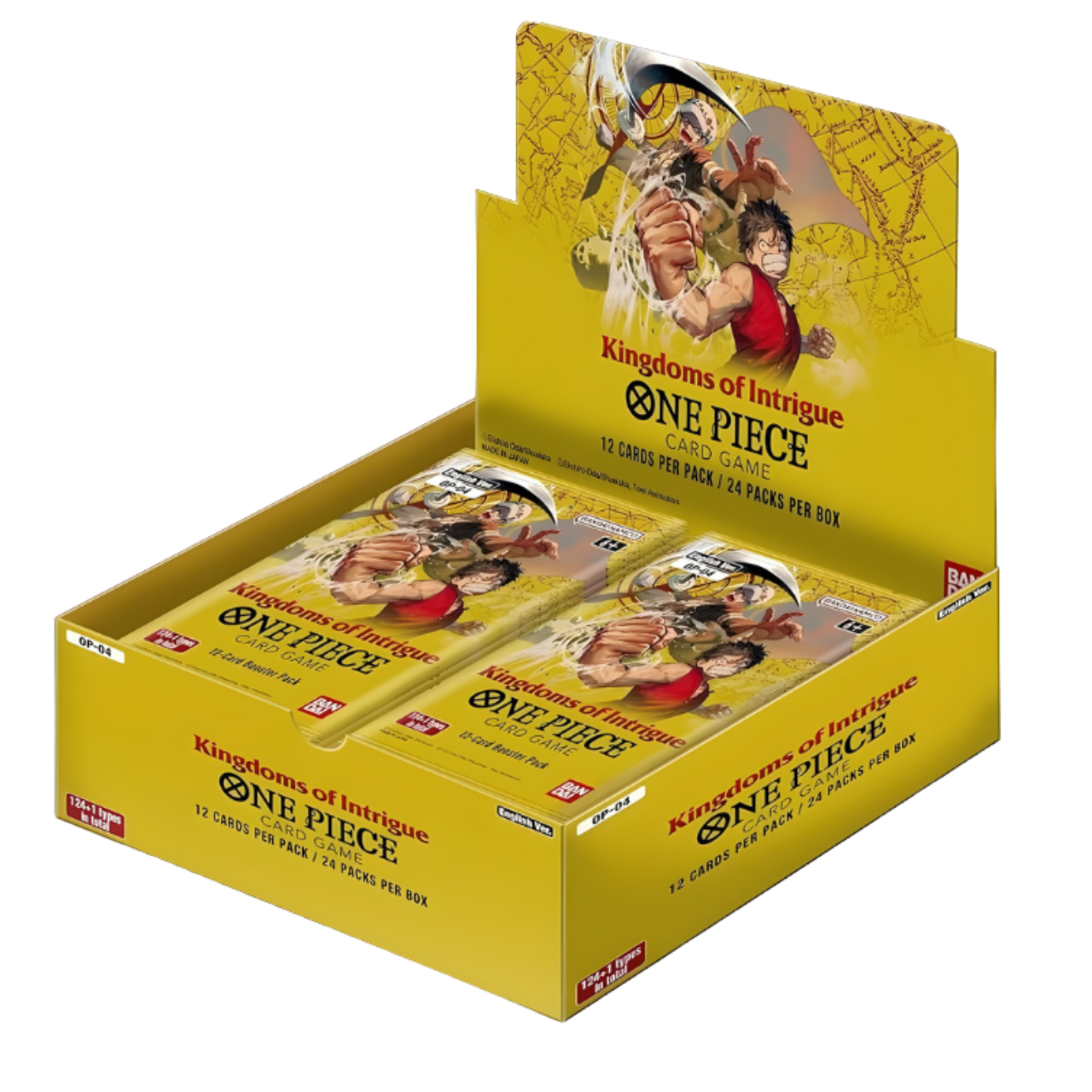 One Piece Card Game – OP04 Kingdoms Of Intrigue – Booster Display (Anglais)