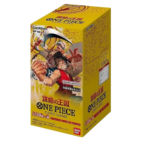 One Piece Card Game – OP04 Kingdoms of Intrigue – Booster Display (Japonais)
