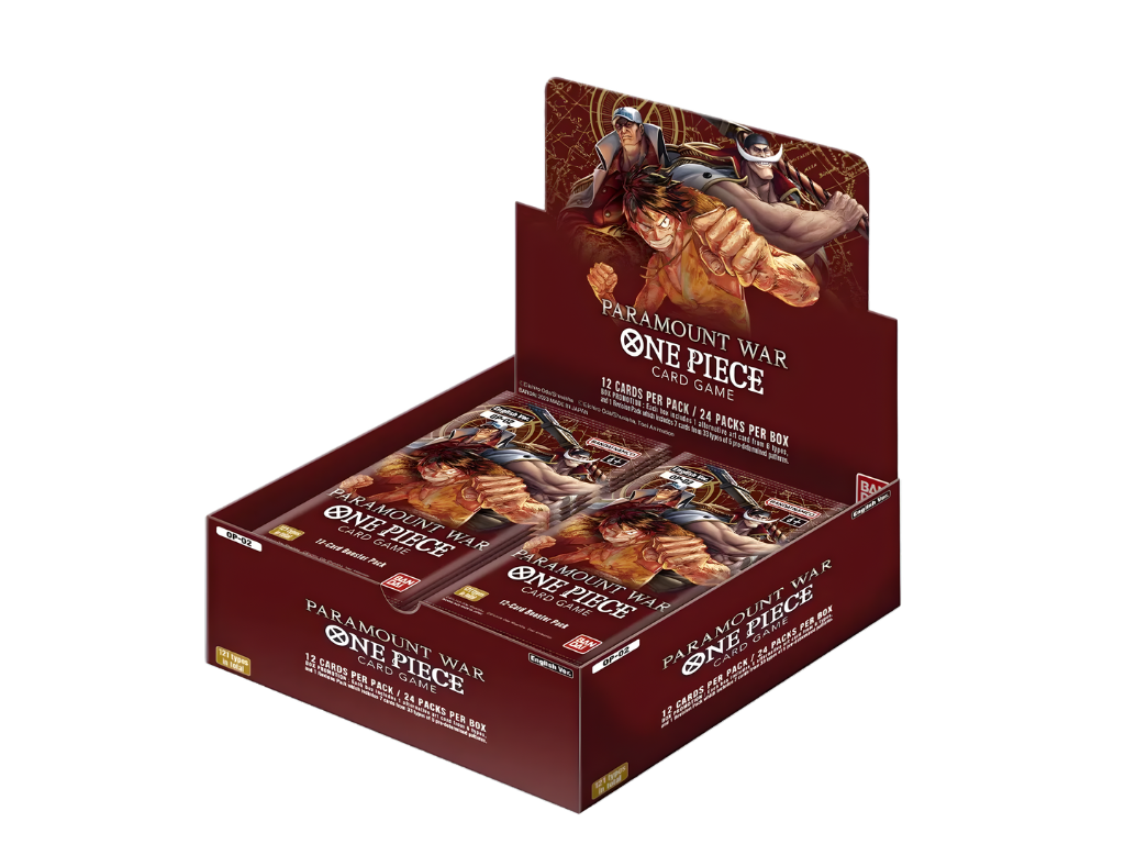 One Piece Card Game – OP02 Paramount War – Booster Display (Anglais)