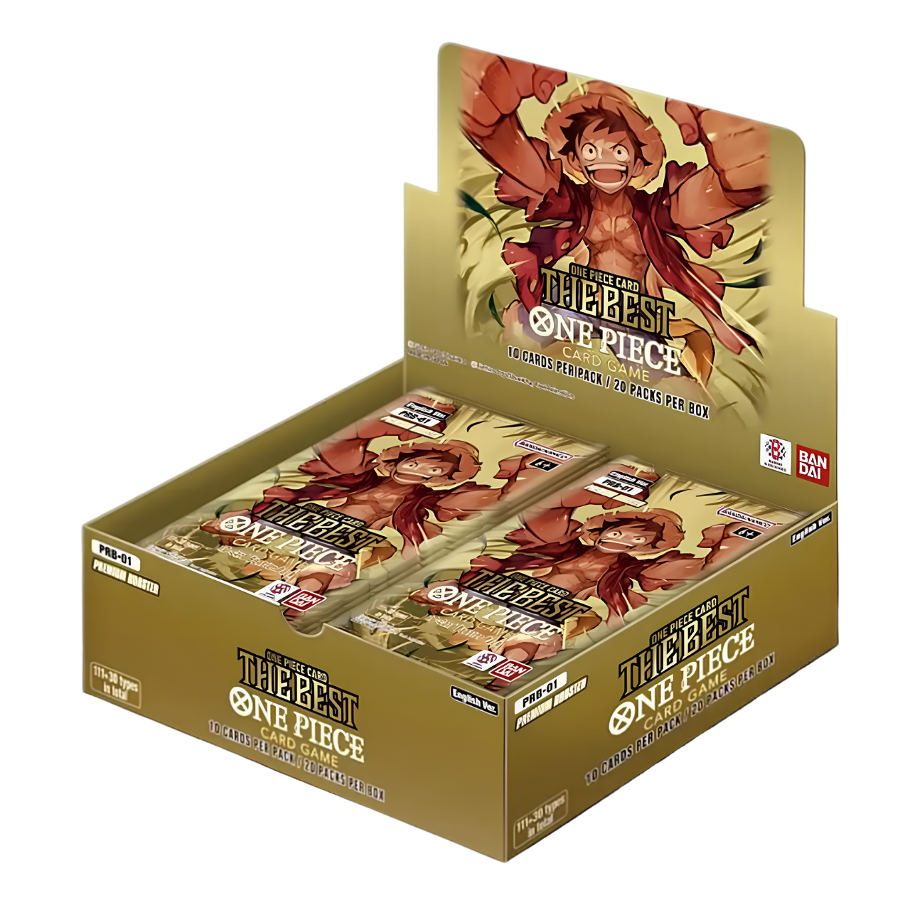 One Piece Card Game – PRB01 The Best – Premium Booster Display (Anglais)