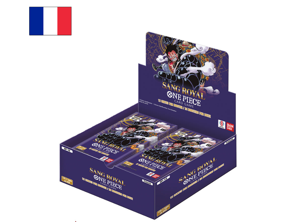 One Piece Card Game : OP10 – Sang Royal – Booster Display FR (24 Packs)