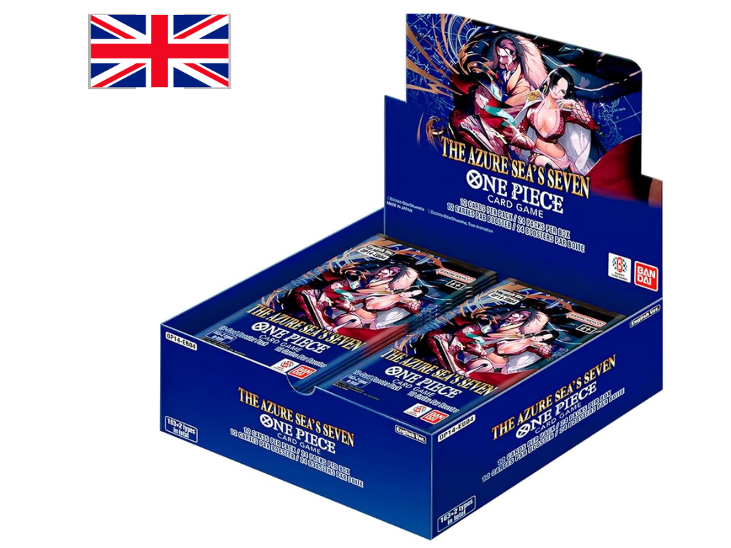 One Piece Card Game – OP14-EB04: The Azure Sea's Seven – Booster Display (Francais)